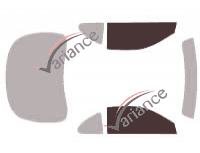 Glazing template - front window kit - Toyota Celica (5) 3 doors (1989 - 1993) Glazing template - front window kit - Toyota Celica (5) 3 doors (1989 - 1993)
