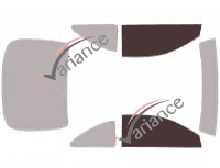 Glazing template - front window kit - Toyota Celica (6) 3 doors (1993 - 1999) Glazing template - front window kit - Toyota Celica (6) 3 doors (1993 - 1999)