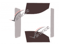 Glazing template - front window kit - Toyota Hilux (7) Pick-up 2 doors (2005 - 2013) Glazing template - front window kit - Toyota Hilux (7) Pick-up 2 doors (2005 - 2013)