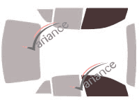 Glazing template - front window kit - Cadillac STS Berline 4 doors (2004 - 2011) Glazing template - front window kit - Cadillac STS Berline 4 doors (2004 - 2011)
