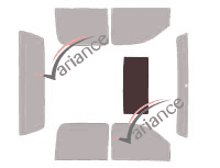 Glazing template - front window kit - Chevrolet Silverado (2) Crew Cab Pick-up 4 doors (2007 - 2013) Glazing template - front window kit - Chevrolet Silverado (2) Crew Cab Pick-up 4 doors (2007 - 2013)