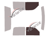 Glazing template - front window kit - Chevrolet Silverado (2) Crew Cab Classic Pick-up 4 doors (2007 - 2013) Glazing template - front window kit - Chevrolet Silverado (2) Crew Cab Classic Pick-up 4 doors (2007 - 2013)