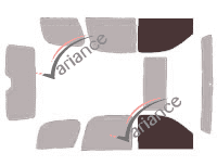 Glazing template - front window kit - Chevrolet Tahoe (3) Court 5 doors (2007 - 2014) Glazing template - front window kit - Chevrolet Tahoe (3) Court 5 doors (2007 - 2014)