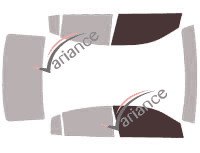 Glazing template - front window kit - Chrysler Sebring (2) Berline 4 doors (2007 - 2010) Glazing template - front window kit - Chrysler Sebring (2) Berline 4 doors (2007 - 2010)