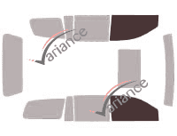 Glazing template - front window kit - Dodge Durango (2) 5 doors (2004 - 2011) Glazing template - front window kit - Dodge Durango (2) 5 doors (2004 - 2011)