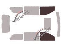 Glazing template - front window kit - Dodge Gran Caravan (5) 5 doors (2008 - 2016) Glazing template - front window kit - Dodge Gran Caravan (5) 5 doors (2008 - 2016)