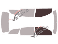 Plantilla de acristalamiento - kit luna delantera - Dodge Journey 5 puertas (2008 - 2020) Plantilla de acristalamiento - kit luna delantera - Dodge Journey 5 puertas (2008 - 2020)