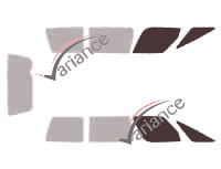 Glazing template - front window kit - Chevrolet Lumina (1) Van 5 doors (1989 - 1996) Glazing template - front window kit - Chevrolet Lumina (1) Van 5 doors (1989 - 1996)