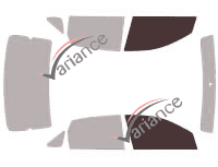 Glazing template - front window kit - Ford Focus (2) Berline 4 doors (2005 - 2011) Glazing template - front window kit - Ford Focus (2) Berline 4 doors (2005 - 2011)