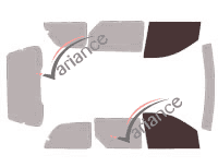 Glazing template - front window kit - Ford Freestar 5 doors (2003 - 2008) Glazing template - front window kit - Ford Freestar 5 doors (2003 - 2008)