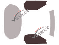 Glazing template - front window kit - Honda NSX Coupe 3 doors (1992 - 2005) Glazing template - front window kit - Honda NSX Coupe 3 doors (1992 - 2005)