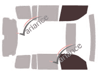 Glazing template - front window kit - Honda Pilot (2) 5 doors (2008 - 2015) Glazing template - front window kit - Honda Pilot (2) 5 doors (2008 - 2015)