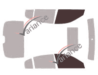 Glazing template - front window kit - Infiniti G (3) 35 Berline 4 doors (2003 - 2007) Glazing template - front window kit - Infiniti G (3) 35 Berline 4 doors (2003 - 2007)