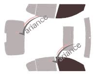 Glazing template - front window kit - Infiniti G (4) 35-37 Berline 4 doors (2007 - 2015) Glazing template - front window kit - Infiniti G (4) 35-37 Berline 4 doors (2007 - 2015)