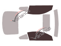 Glazing template - front window kit - Infiniti G (4) 37 Coupé 2 doors (2007 - 2015)