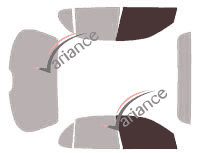 Mascherina per vetri - kit vetri anteriori - Infiniti J 30 Sedan 4 porte (1992 - 1997) Mascherina per vetri - kit vetri anteriori - Infiniti J 30 Sedan 4 porte (1992 - 1997)