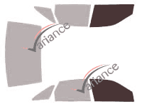 Glazing template - front window kit - Infiniti Q45 (1) Berline 4 doors (1989 - 1996) Glazing template - front window kit - Infiniti Q45 (1) Berline 4 doors (1989 - 1996)