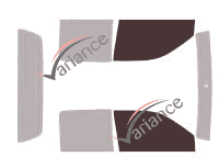 Dima di vetratura - Kit finestrini anteriori - Isuzu i-Series Crew Cab 4 porte (2006 - 2008)