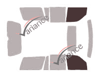 Glazing template - front window kit - Lincoln Navigator (1) 5 doors (1997 - 2002) Glazing template - front window kit - Lincoln Navigator (1) 5 doors (1997 - 2002)