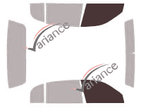 Glazing template - front window kit - Lincoln Town Car (3) L Berline 4 doors (2003 - 2009) Glazing template - front window kit - Lincoln Town Car (3) L Berline 4 doors (2003 - 2009)