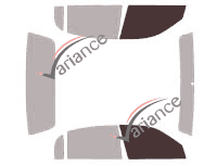 Glazing template - front window kit - Lincoln Town Car (3) Berline 4 doors (1998 - 2009) Glazing template - front window kit - Lincoln Town Car (3) Berline 4 doors (1998 - 2009)