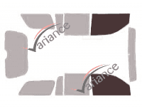 Gabarit vitrage - kit vitres avant - Chevrolet Trailblazer (1) EXT 5 portes (2002 - 2009) Gabarit vitrage - kit vitres avant - Chevrolet Trailblazer (1) EXT 5 portes (2002 - 2009)