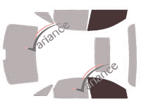 Glazing template - front window kit - Mercury Montego Berline 4 doors (2005 - 2008) Glazing template - front window kit - Mercury Montego Berline 4 doors (2005 - 2008)