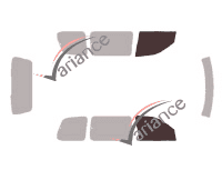 Glazing template - front window kit - Chevrolet Venture Court 5 doors (1997 - 2005) Glazing template - front window kit - Chevrolet Venture Court 5 doors (1997 - 2005)