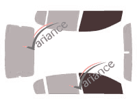 Glazing template - front window kit - Pontiac G5 (1) Pursuit Berline 4 doors (2004 - 2011) Glazing template - front window kit - Pontiac G5 (1) Pursuit Berline 4 doors (2004 - 2011)