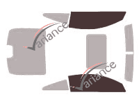 Glazing template - front window kit - Pontiac G6 (1) Coupé 3 doors (2004 - 2010) Glazing template - front window kit - Pontiac G6 (1) Coupé 3 doors (2004 - 2010)