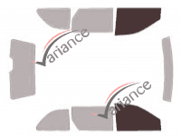 Glazing template - front window kit - Dodge Caravan (4) 5 doors (2001 - 2007) Glazing template - front window kit - Dodge Caravan (4) 5 doors (2001 - 2007)