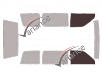 Glazing template - front window kit - Dodge Caravan (1) 5 doors (1983 - 1990) Glazing template - front window kit - Dodge Caravan (1) 5 doors (1983 - 1990)