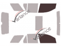Glazing template - front window kit - Saturn Vue 5 doors (2001 - 2007)
