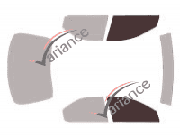 Glazing template - front window kit - Dodge Stratus (1) Berline 4 doors (1995 - 2000) Glazing template - front window kit - Dodge Stratus (1) Berline 4 doors (1995 - 2000)