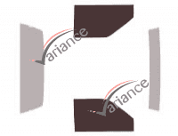 Glazing template - front window kit - Isuzu Pick Up Single Cab Pick-up 2 doors (1998 - 2004) Glazing template - front window kit - Isuzu Pick Up Single Cab Pick-up 2 doors (1998 - 2004)