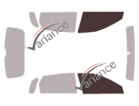 Glazing template - front window kit - Kia Cerato (1) 5 doors (2003 - 2009) Glazing template - front window kit - Kia Cerato (1) 5 doors (2003 - 2009)