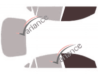 Glazing template - front window kit - Mazda 6 (2) 5 doors (2008 - 2013) Glazing template - front window kit - Mazda 6 (2) 5 doors (2008 - 2013)