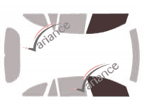 Gabarit vitrage - kit vitres avant - Mercedes-Benz Classe R Court 5 portes (2005 - 2013) Gabarit vitrage - kit vitres avant - Mercedes-Benz Classe R Court 5 portes (2005 - 2013)