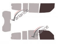 Plantilla de acristalamiento - kit de ventana delantera - Mitsubishi Pajero (4) Largo 5 puertas (2006 - 2011) Plantilla de acristalamiento - kit de ventana delantera - Mitsubishi Pajero (4) Largo 5 puertas (2006 - 2011)