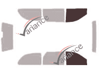 Glazing template - front window kit - Chrysler Voyager (4) 5 doors (2001 - 2007) Glazing template - front window kit - Chrysler Voyager (4) 5 doors (2001 - 2007)