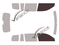 Glazing template - front window kit - Toyota Highlander (2) 5 doors (2008 - 2014) Glazing template - front window kit - Toyota Highlander (2) 5 doors (2008 - 2014)