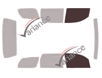 Glazing template - front window kit - Toyota Sequoia (2) 5 doors (2008 - 2022) Glazing template - front window kit - Toyota Sequoia (2) 5 doors (2008 - 2022)