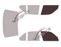 Glazing template - front window kit - Bmw Serie 5 / i5 (2) Berline 4 doors (1988 - 1995) Glazing template - front window kit - Bmw Serie 5 / i5 (2) Berline 4 doors (1988 - 1995)