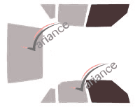 Glazing template - front window kit - Citroën BX 5 doors (1982 - 1994) Glazing template - front window kit - Citroën BX 5 doors (1982 - 1994)