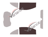 Glazing template - front window kit - Ford Ka (2) 3 doors (2008 - 2016) Glazing template - front window kit - Ford Ka (2) 3 doors (2008 - 2016)