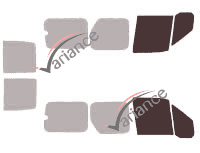Plantilla de acristalamiento - kit de ventana delantera - Ford Tourneo (1) Connect 6 puertas (2002 - 2012) Plantilla de acristalamiento - kit de ventana delantera - Ford Tourneo (1) Connect 6 puertas (2002 - 2012)