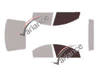 Gabarit vitrage - kit vitres avant - Chrysler Neon Berline 4 portes (2000 - 2005) Gabarit vitrage - kit vitres avant - Chrysler Neon Berline 4 portes (2000 - 2005)