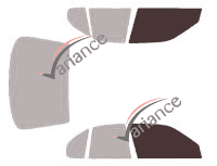 Glazing template - front window kit - Nissan Primera (1) 5 doors (1990 - 1996) Glazing template - front window kit - Nissan Primera (1) 5 doors (1990 - 1996)