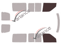 Glazing template - front window kit - Nissan Vanette (2) Cargo 4 doors (1993 - 2002) Glazing template - front window kit - Nissan Vanette (2) Cargo 4 doors (1993 - 2002)