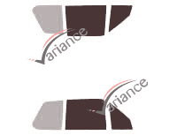 Glazing template - front window kit - Peugeot 205 (1) Cabriolet 2 doors (1983 - 1999) Glazing template - front window kit - Peugeot 205 (1) Cabriolet 2 doors (1983 - 1999)